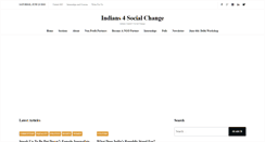 Desktop Screenshot of indians4socialchange.com